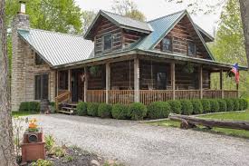 Equestrian Estate For Sale In Brown County Ohio Nature Lovers Paradise Nestled On 80 83 Acres Spectacular Log Home Wit Log Homes Stone Fireplace Great Rooms