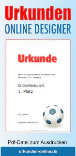 Fußball tippspiele stehen deshalb bei vielen fußballfans ebenfalls hoch im kurs. Pin Auf Urkunden