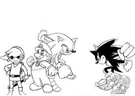Sonic the hedgehog coloring pages (120 pieces). Pictures Of Mario And Sonic Coloring Home