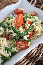 Lemon Orzo With Asparagus And Tomatoes Recipes Food Healthy Recipes