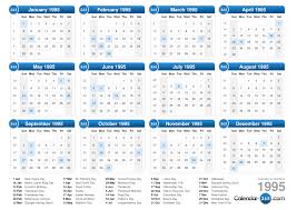 1995 Calendar