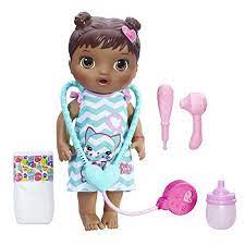 Give Bailey A Checkup She Drinks And Wets Change Her Diaper Baby Alive Baby Alive Dolls Baby Alive Magical Scoops