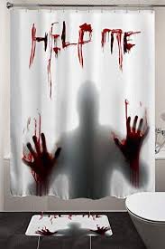 Halloween bathroom accessories can really help to complete the decor for this occasion in your home. 20 Halloween Shower Curtains That Ll Either Make You Scream Or Smile While Soaping Up Halloween Shower Curtain Modern Halloween Halloween Bathroom