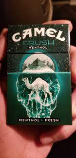 While everyone else across america was experiencing a blizzard, the weather was perfect here in the great state of i rarely ever shop in stores so the first time trying most of my purchases on are after i've already paid for them. Dope Camel Crush Menthol Pack Design Cigarettes