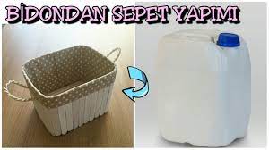Kendin yap projeleri yapmayı sevenler için çok güzel dekorasyonlarında kullanabilecekleri bir. Deterjan Bidonundan Sepet Yapimi Diy Basket Geri Donusum Projesi Sepetler Kendin Yap Ev Icin Elisleri Geri Donusum