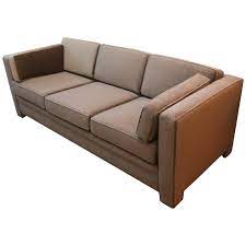 Ordered the tuxedo sofa, standard size in green apple with pecan leg finish. Mrspkandoz Mid Century Modern Milo Baughman Style Upholstered In Mohair Tuxedo Sofa