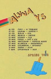 New Spring Euro Tour Dates On Sale Weds Concert Posters Tour Posters Gig Posters