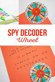 Spy Decoder Wheel Detective Crafts Mystery Crafts Spy Kids