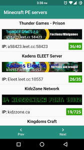 16 rows · find the best minecraft servers with our multiplayer server list. Pe Servers List For Minecraft For Android Apk Download
