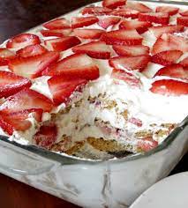 Strawberry Icebox Cake Recipe Desserts Dessert Recipes Strawberry Recipes