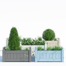 Timber Trough Planter 3d Model Max C4d Obj 3ds Fbx Lwo Stl 3dexport Com By Lyskanych Modeli Gorshki Kust