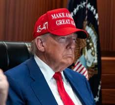 Trump forgot his Feativus Pole, last night