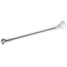 A grab bar is always mounted to a wall, not a glass shower door. Br105 Adjustable Frameless Shower Door Fixed Panel Wall To Glass Support Bar Walker Hardware