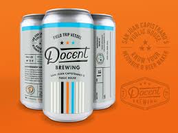 Docent Brewing Crowler Can Beer Label Design Best Beer Beer