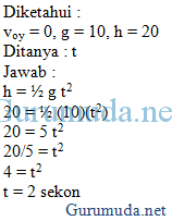 Silahkan kamu pelajari soal dan pembahasan gerak parabola berikut untuk meningkatkan pemahaman kamu tentang materi gerak parabola. Contoh Soal Gerak Parabola Gerak Peluru Pembahasan Soal Fisika Sma