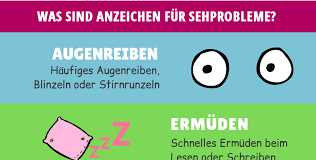 Kinder sehtest zum ausdrucken als pdf dokument zusatzlich haben sie die moglichkeit den kinder seh check als pdf fur ihre kinder auszudrucken. 11 Anzeichen Fur Sehprobleme Bei Schulkindern Infografik