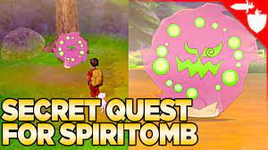 How to catch spiritomb make sure you're connected to. The Secret Quest For Spiritomb Gen 4 Reference Pokemon Sword And Shield Dlc Crown Tundra Youtube