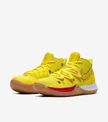 Kyrie irving's quirky approach to sneaker collaborations continues with another nike kyrie 5 inspired by a in addition to a vibrant yellow spongy upper, the shoe features a palette of white, red and gum light as of now, a release date hasn't been announced for the spongebob kyrie 5s, but irving. Kyrie 5 Spongebob Squarepants Release Date Nike Snkrs