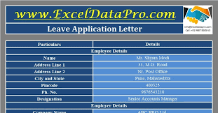 Check spelling or type a new query. Download Casual Leave Application Excel Template Exceldatapro