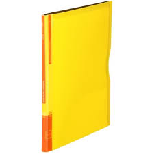 Realspace A4 20 Pocket Display Book Refillable Yellow