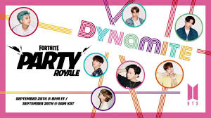 Der name der band bangtan sonyeondan ist eine kombination aus 방탄 (bangtan, kugelsicher) und 소년단 (sonyeondan, pfadfinder) featuring bedeutet in etwa mit unterstützung von oder mit der teilnahme von. Fortnite Rockers Bts Bei Party Royale Facebook