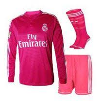 Real madrid jersey shirt 2014 ucl final lisbon sergio ramos long sleeve. Real Madrid Cf 2014 15 Season Away Pink Long Sleeve Jersey Kit Real Madrid Cf 2014 15 Season Away Pink L Soccer Shirts Football Shirts Long Sleeve Tshirt Men