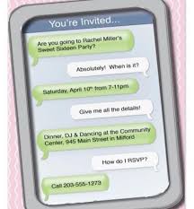 Birthday Invitation Text Message Instagram Themed Party This Was An Example Of The Invitation Sweet 16 Invitations Unique Birthday Invitations Sweet Sixteen Parties