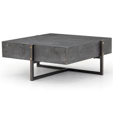 Potterybarn.com has been visited by 100k+ users in the past month Weston Industrial Loft Black Bluestone Iron Square Coffee Table 31 W 40 W Kathy Kuo Home