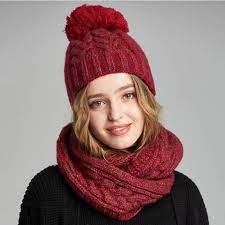 Pin On Winter Hat And Scarf Set For Women