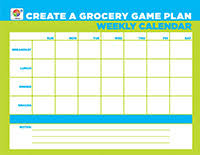 Plan Your Weekly Meals Choosemyplate
