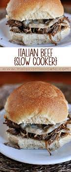 Slow Cooker Italian Beef Recipe Italian Beef Crockpot Italian Beef Slow Cooker Recipes Beef