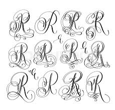 A chunky script font with a masculine edge, this typeface will enhance designs that need a touch of informality, without edging into wedding . Calligraphy Lettering Script Font R Stock Vector Colourbox