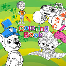 Preschoolers Learning Games Educational Fun Nick Jr Coloring Books Nick Jr Coloring Pages Halloween Coloring Book