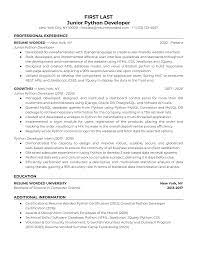 Download sample resume templates in pdf, word formats. Junior Python Developer Resume Example For 2022 Resume Worded