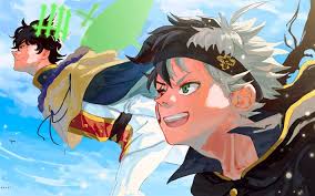 #black clover #black clover wallpaper #black clover edit #yuno #yuno grinberryall #yuno i wanna request wallpapers (from manga not anime) for yami from black clover, please ? Download Wallpapers Yuno Black Clover Asta Portrait Japanese Manga Anime Characters For Desktop Free Pictures For Desktop Free