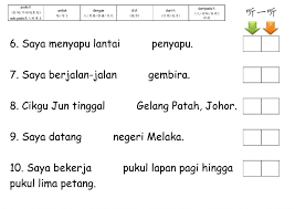 You can also bookmark this page with the url : Kata Sendi Nama 6 10 Worksheet