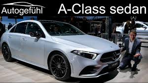 The profile is so dynamic yet timelessly elegant. 2019 Mercedes A Class Sedan Review Aclass Saloon Limousine Autogefuhl Youtube