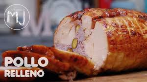 400 g de pechuga de pollo. Pollo Relleno Al Horno Receta Facil Youtube