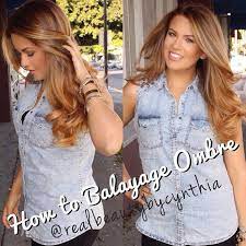 How To Balayage Ombre By Real Beauty By Cynthia I Followed This Tutorial Today And Someone Stopped Me To Tell Me How Good My Hair Looked Pretty Proud