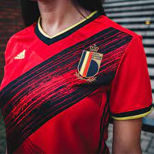 Officieel voetbalshirt rode duivels shirt dat ze zullen dragen op het ek2021 bedrukking #10 e. Worden De Rode Duivels In Dit Nieuwe Shirt Europees Kampioen Voetbalshop Be