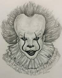 Pictures of it the clown to draw. Pennywise Drawing Clown Novocom Top