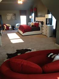 Other related interior design ideas you might like. Red And Gray Bedroom Houzz