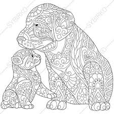 There are endless possibilities for coloring the fur! All Items Are Digital Downloads No Physical Product Will Be Sent Through The Mail After Purchasi Dog Coloring Book Dog Coloring Page Animal Coloring Pages