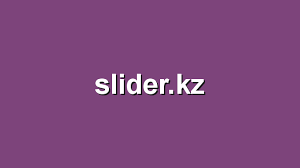Each of you is the mechanism thanks to which the service is still alive! Slider Kz