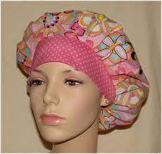 Poppy Bouffant Surgical Scrub Hat Pattern Scrub Hat Patterns Hat Patterns To Sew Surgical Scrub Hats Pattern