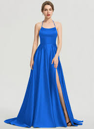 Royal blue elegant prom dress mermaid split front 3/4 sleeves ankle length african wedding party formal sequins prom dresses. Royal Blue Blue Prom Dresses Jj S House