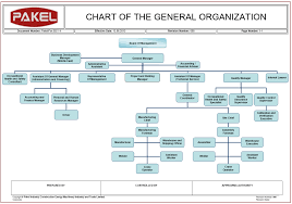 General Organization Chart Pakel Ltd