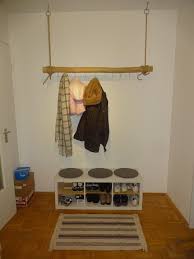 Diy Flurideen Garderobe Baumstamm Ikea Kallax Ikea Kallax Garderobe Selber Machen