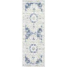 Maybe you would like to learn more about one of these? Nuloom 2 X 20 Blue Indoor Or Outdoor Distressed Overdyed Area Rug In The Rugs Department At Lowes Com