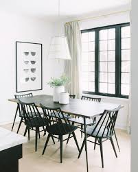 Keeping It Simple Bright And Fresh In The Leclaircarp Project Eat In Kitchen Table Chairs Vases Art And Pen Modern Interior Decor Decor Home Decor Styles